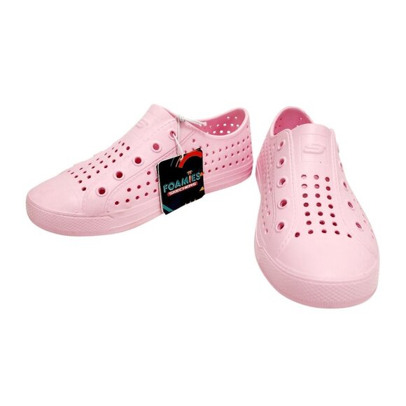 Skechers kids Foamies Machine Washable Pink Slip-On Shoes Size 3 - Picture 13 of 13
